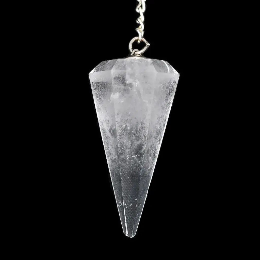 Colgante de péndulo hexagonal de Cuarzo