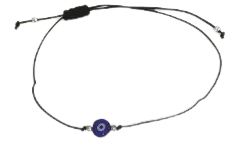 Pulsera hilo negro ojo turco