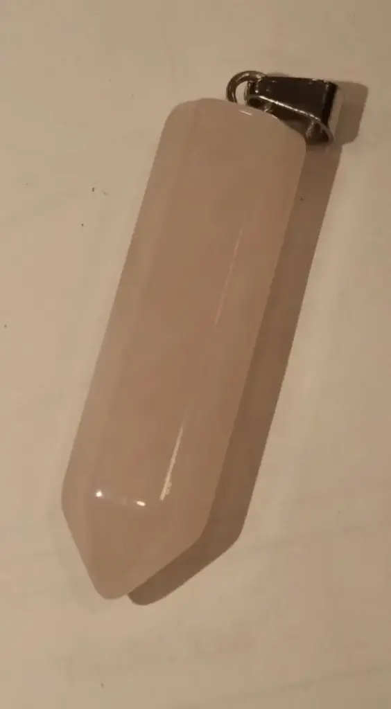Punta cuarzo rosa