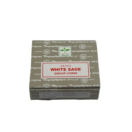 Satya White Sage Dhoop Incense - 12 Pieces