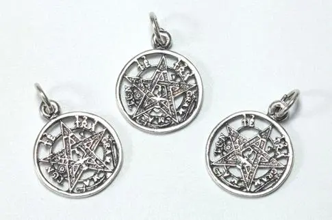 Colgante Plata Tetragramaton 10mm
