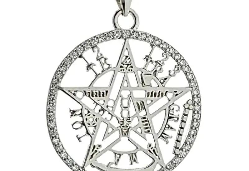 Colgante Plata Tetragramaton 25 mm
