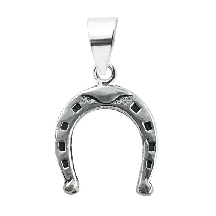 Colgante de plata herradura, 12 mm