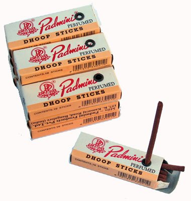 Padmini Dhoop Sticks - 10 Stick Pack - 2" Regular