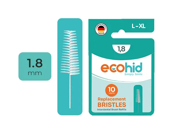 Ecohid - Recambio cepillos interdentales 1,8 mm (10 unidades)