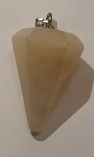 [Colgante pendulo cuarzo blanco pequeño] Colgante pendulo cuarzo blanco pequeño