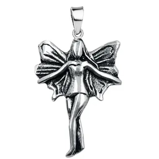 [1000884] Colgante de plata ninfa, 16 mm