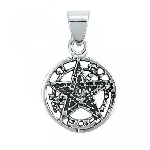 [1001104] Colgante de plata tetragramaton, 10 mm