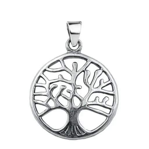 [1001136] Colgante de plata Arbol de la Vida, 16 mm