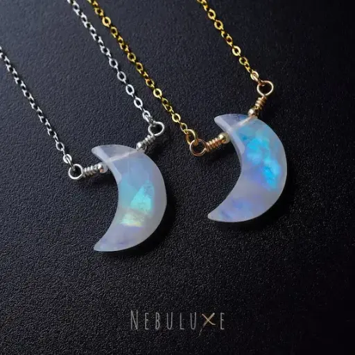 [6662] Colgante Luna Piedra