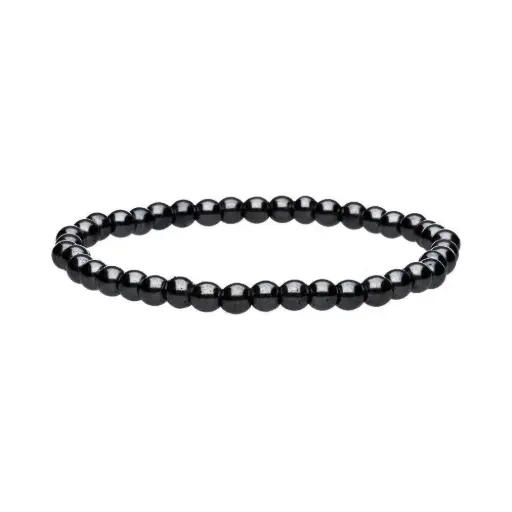 [9541] Pulsera Hematites  4mm