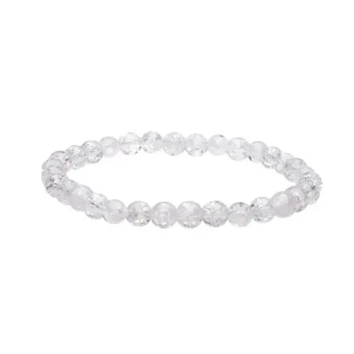[71654] Pulsera Cuarzo transparente 6mm