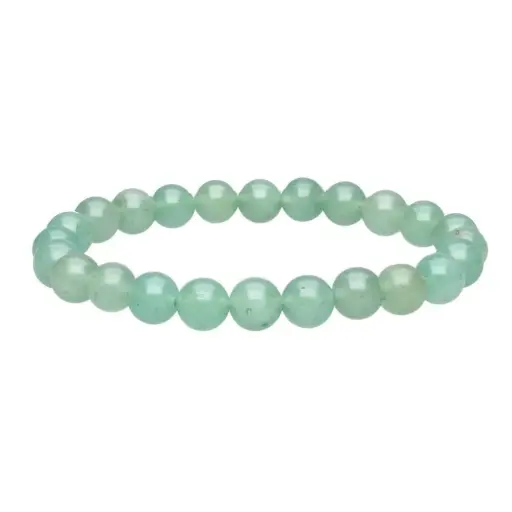 [7166] Pulsera Aventurina verde  6mm