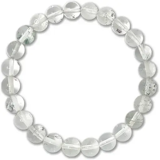 [32176] Pulsera Cuarzo transparente  8mm