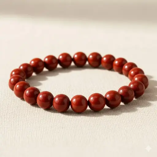 [35465] Pulsera Jaspe rojo  8mm