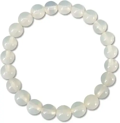 [65254] Pulsera Piedra luna  4mm