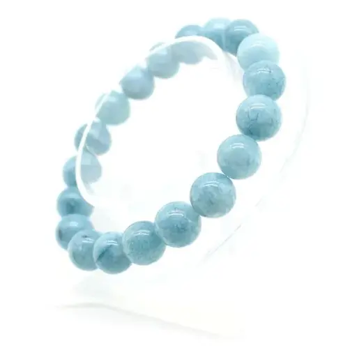 [54548] Pulsera Aguamarina  4mm