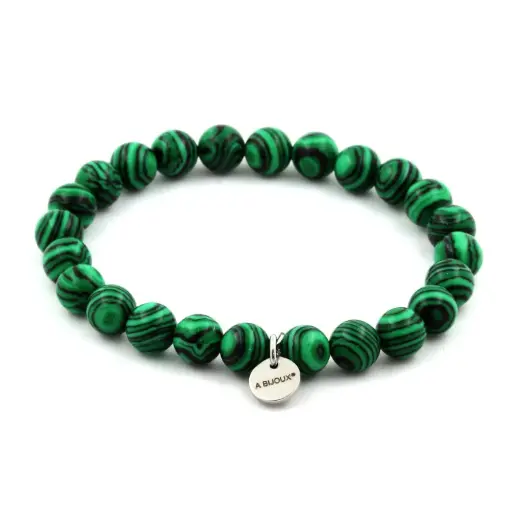 [862536] Pulsera Malaquita  8mm